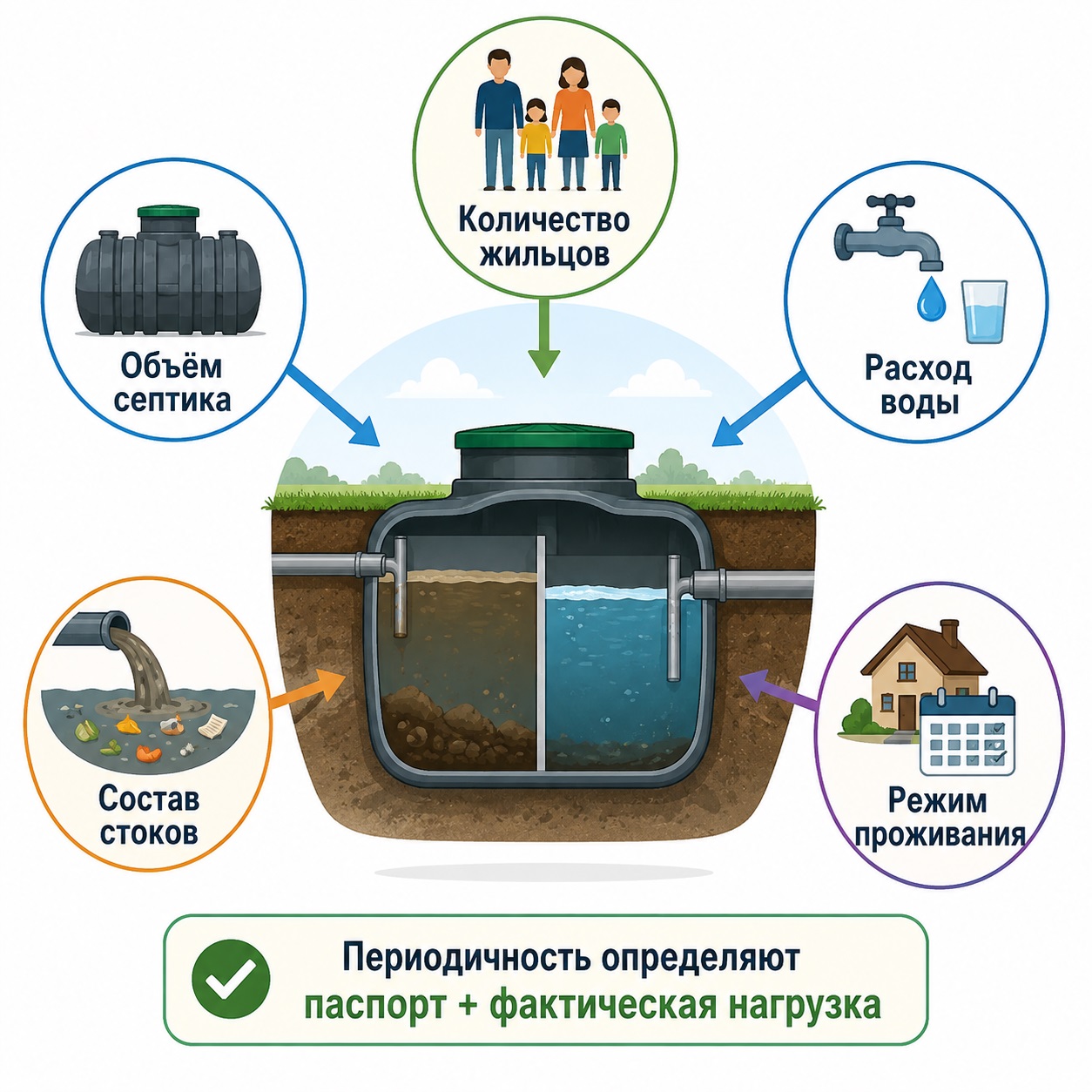 Периодичность откачки